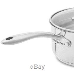Wofgang Puck 18-Piece Stainless Steel Cookware Set Pots Non Stick Pan