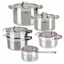 Zwieger Klassiker Set Of Pots + Frypan 12 Pcs Cookware Stockpot Stewpots Pan Pot
