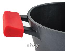 Zwieger Obsidian Set Of Pots 4 Pcs Cookware Die-cast Aluminium Stewpots Lids Pot