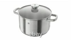 Zwilling 5 Pc Joy Cookware Set Frying Sauce Pan Stock Stew Pot Stainless Steel